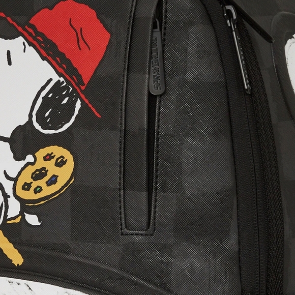 NWT Limited Edition Snoopy Peanuts Sprayground Backpack  Rae Black White - Picture 7 of 11